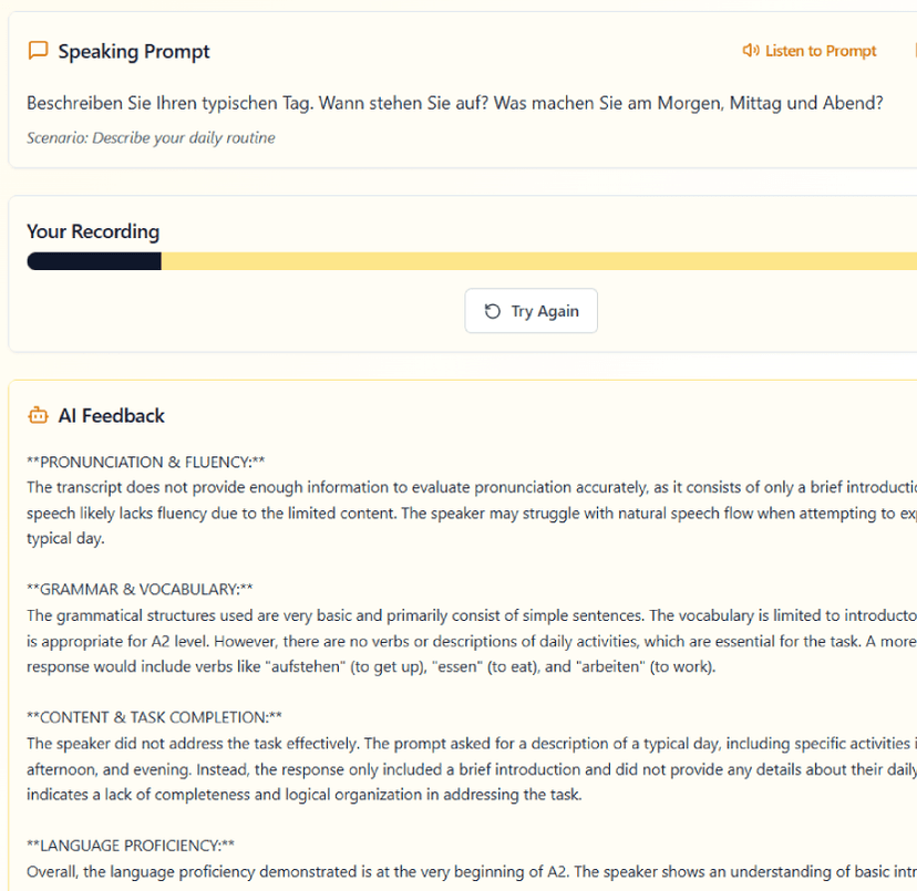 Get Instant Feedback